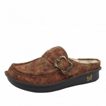 Brown Alegria Brigid Cognac Women's Slip On Shoes